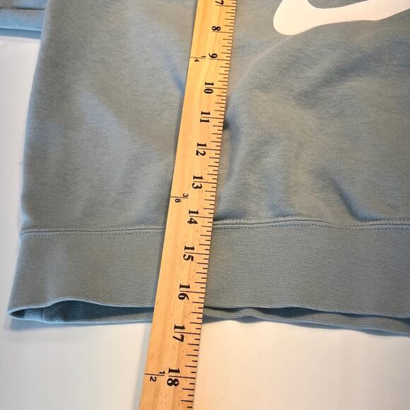 Nike Womens Essential Cropped Hoodie in Ocean Large - Picture 8 of 8